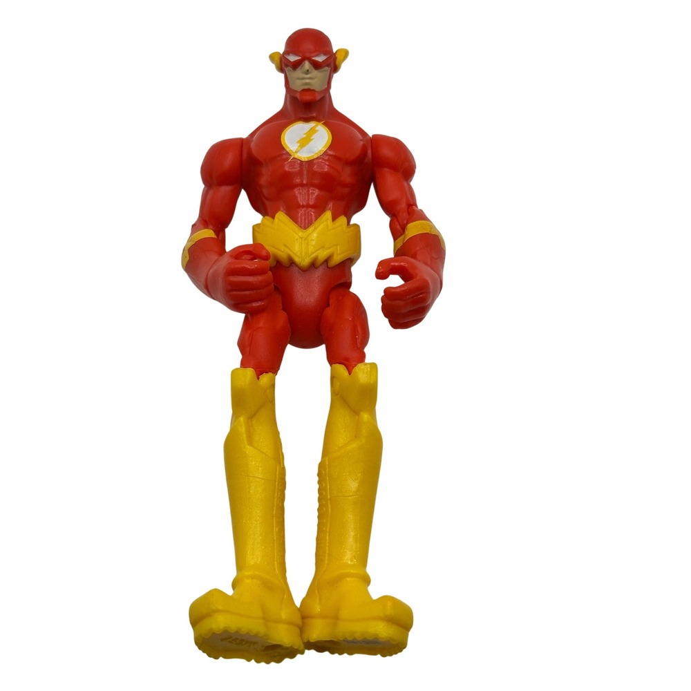DC Comics The Flash Action Figure Red Yellow Justice League 4 Inch Articulated